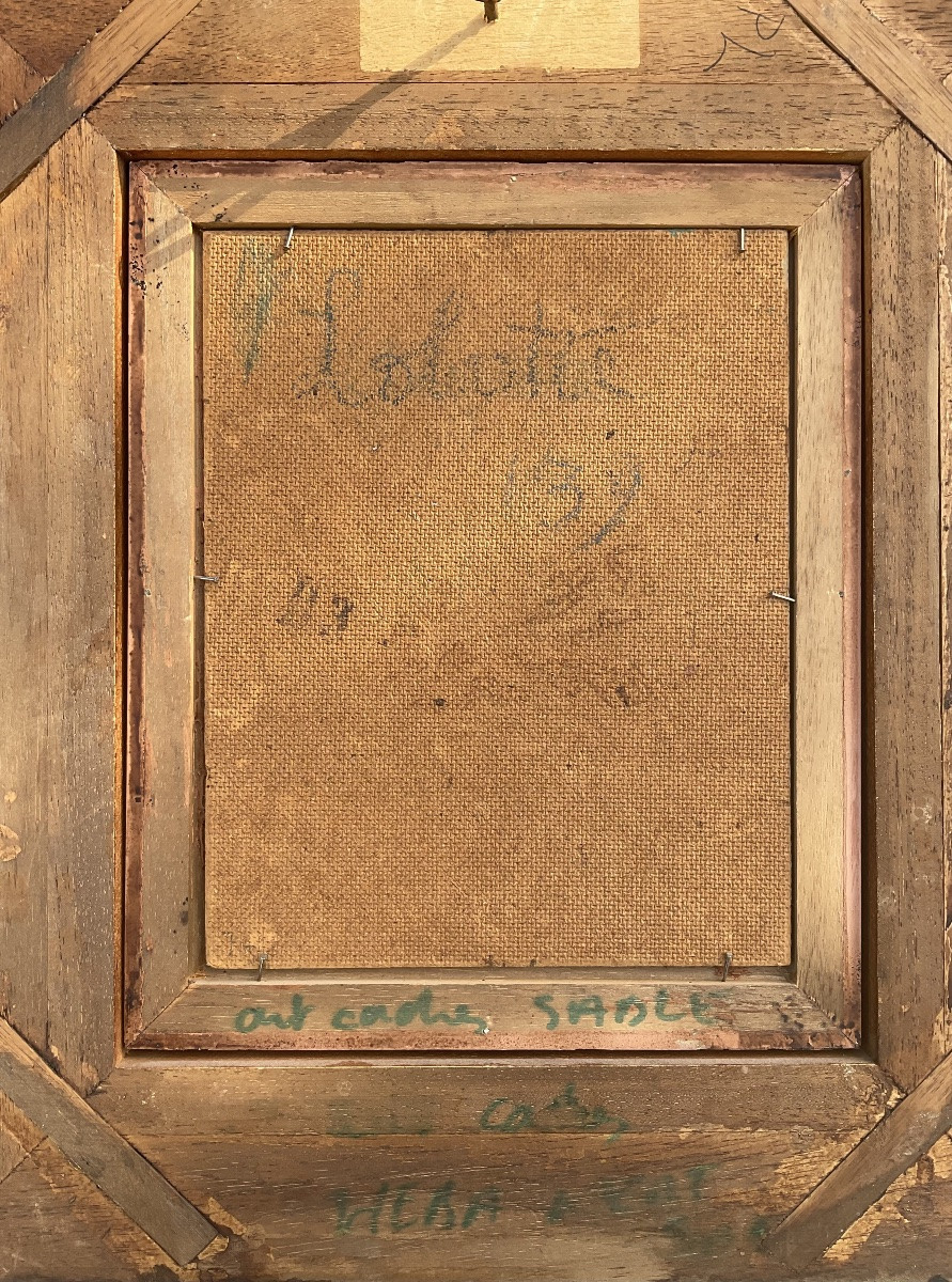 Jean Gabriel Domergue Painting On Oil Portrait Of A Young Woman Lolotte -photo-4