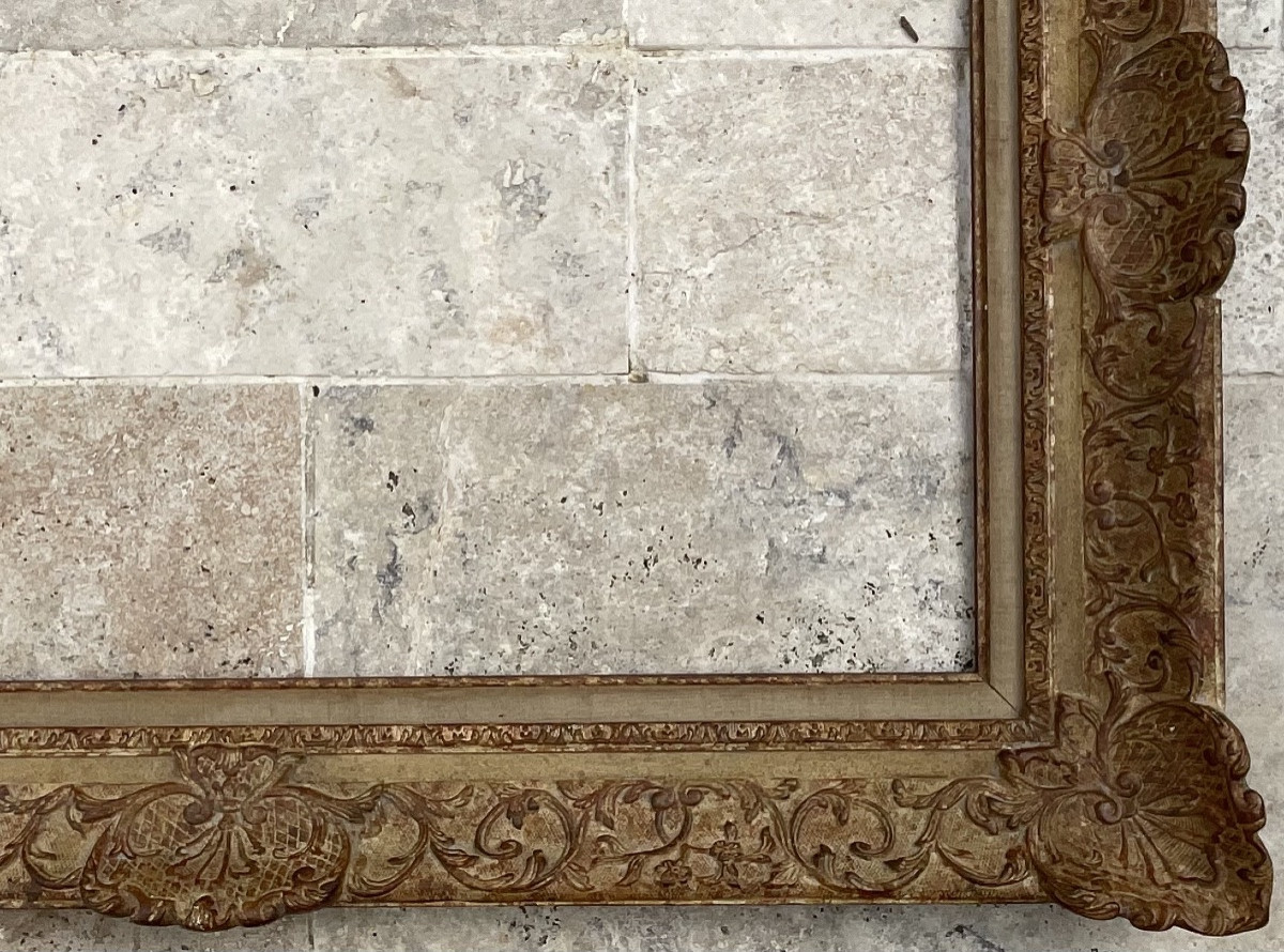 RARE CADRE MONTPARNASSE RG GAULT PROFIL BOIS STUC DIMENSION 30M FRENCH FRAME-photo-1