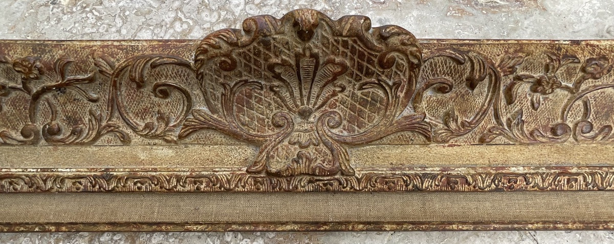 RARE CADRE MONTPARNASSE RG GAULT PROFIL BOIS STUC DIMENSION 30M FRENCH FRAME-photo-2