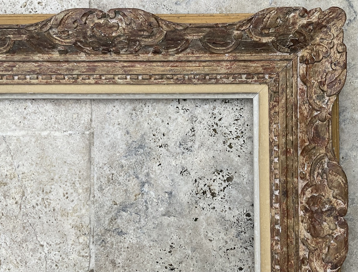 CADRE MONTPARNASSE 1930/40 PROFIL BOIS LOUIS XIV DIM 6F -photo-3