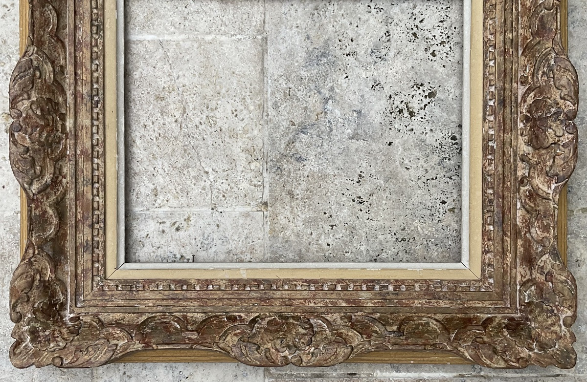 CADRE MONTPARNASSE 1930/40 PROFIL BOIS LOUIS XIV DIM 6F -photo-4