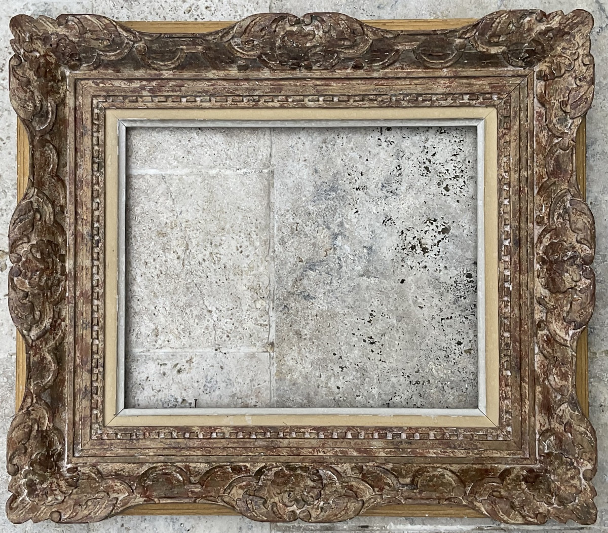 CADRE MONTPARNASSE 1930/40 PROFIL BOIS LOUIS XIV DIM 6F 