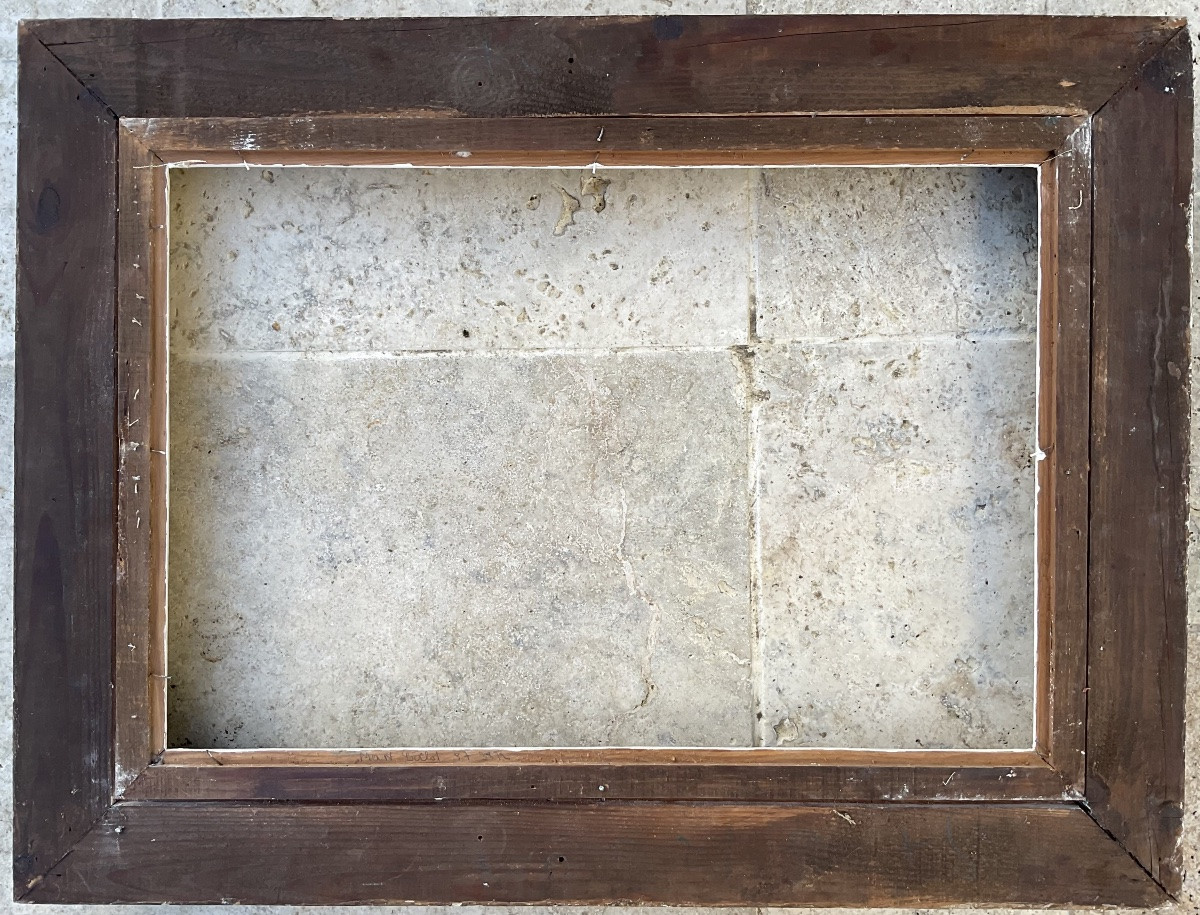 Cadre Montparnasse 1930/40 profil Louis XIV Dim 10 F -photo-2