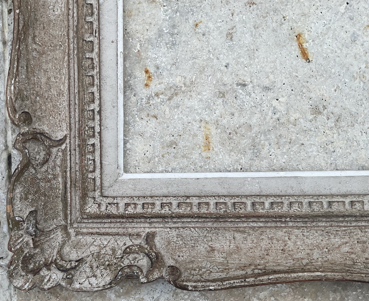 Cadre Montparnasse 5F Style  louis  XIV Dim : 25 x 37 cm -photo-3