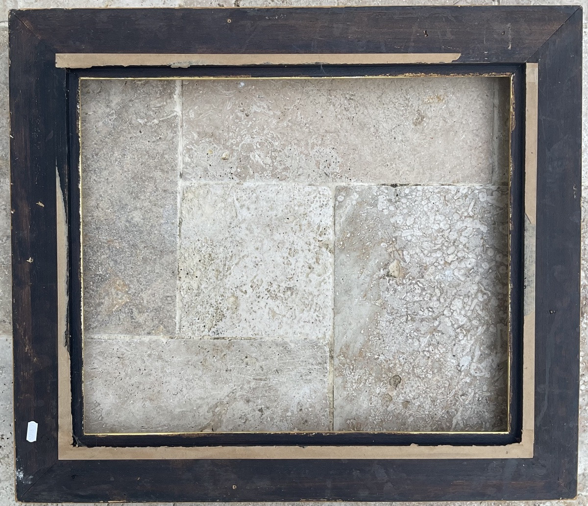 CADRE 10F STYLE EMPIRE RESTAURATION FEUILLE OR Dim : 55 x 46 cm-photo-6