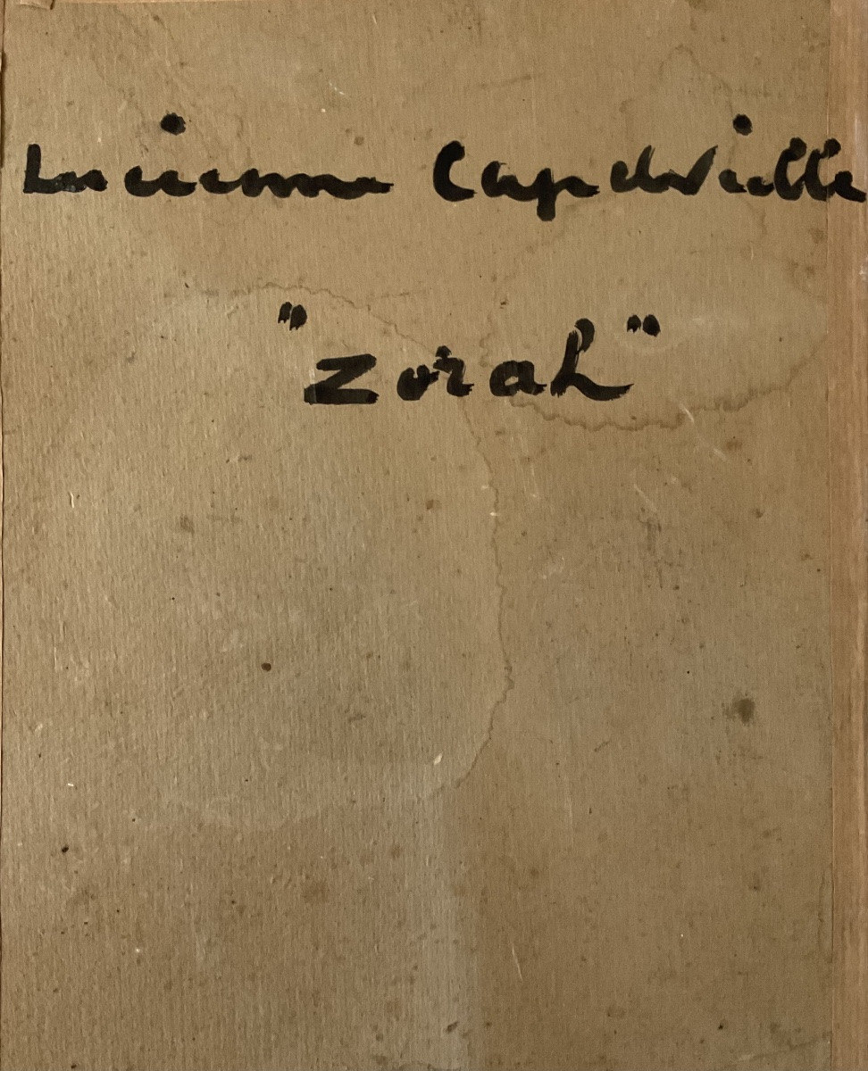 Lucienne Capdevielle Gouache Portrait Femme Orientale Zorah ŒUVRE 1920/30-photo-2