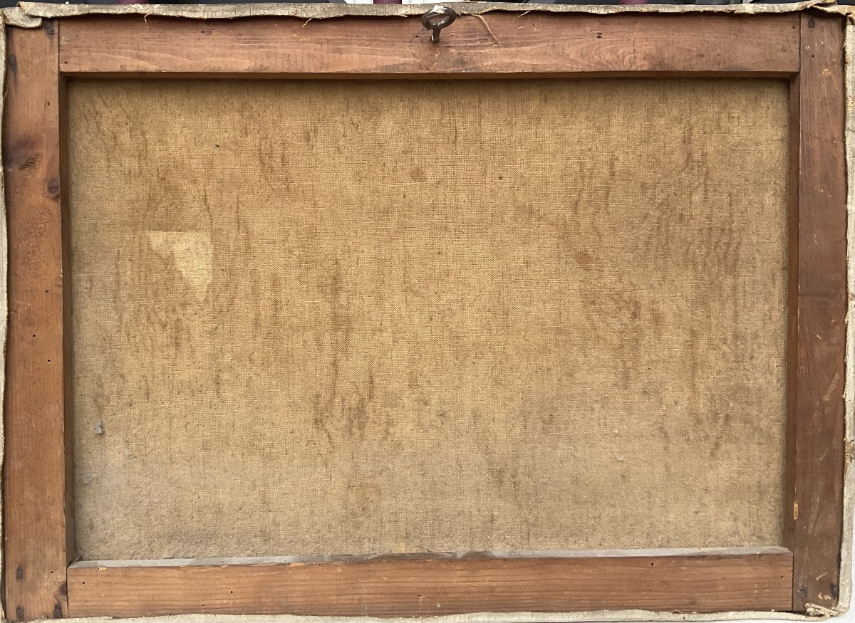 Henry Malfroy Painting On Oil Original Painting 1910/20 Port Of La Rochelle Dimensions 8p-photo-5