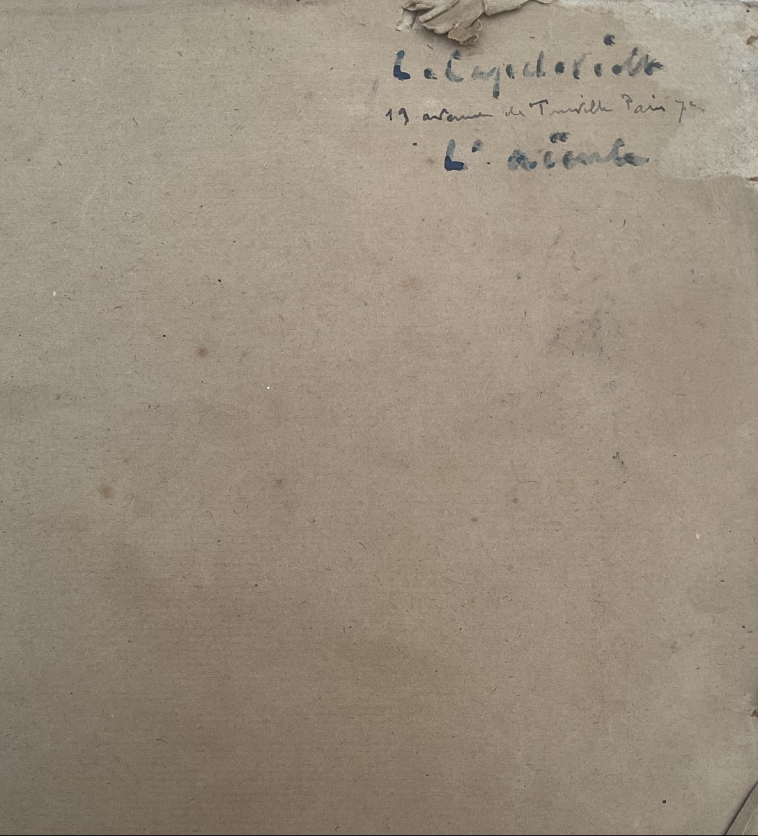  Lucienne Capdevielle 1930 Painting The Gypsy Grandmother Abuela-photo-3