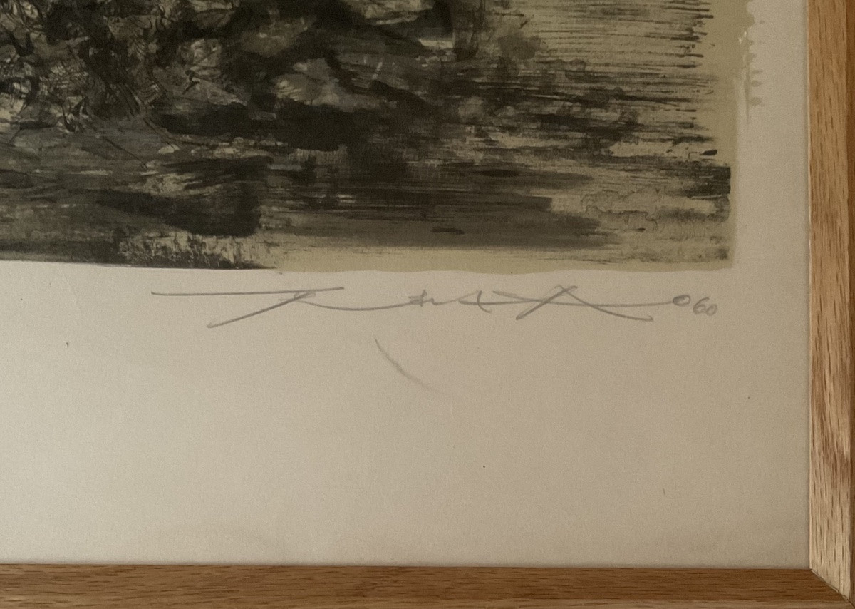 ZAO WOU KI  Lithographie originale Abstract Art 1960 -photo-4