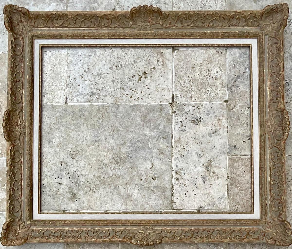 RARE CADRE MONTPARNASSE RG GAULT PROFIL BOIS STUC DIMENSION 25F FRENCH FRAME