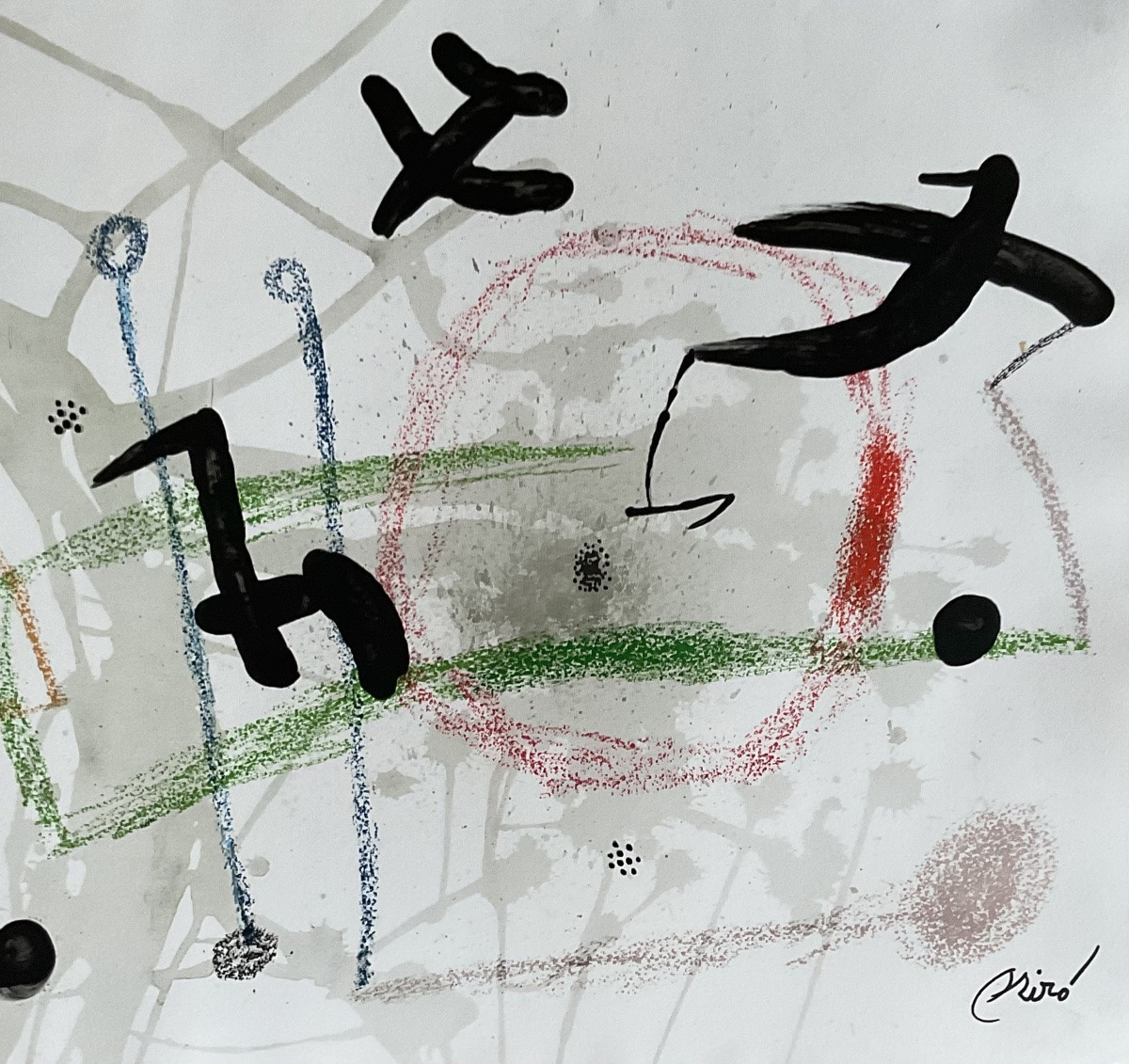 JOAN MIRO LITHOGRAPHIE 1975 MARAVILLAS CON VARIACIONES ACROSTICAS 5 CRAMER 1057-photo-3