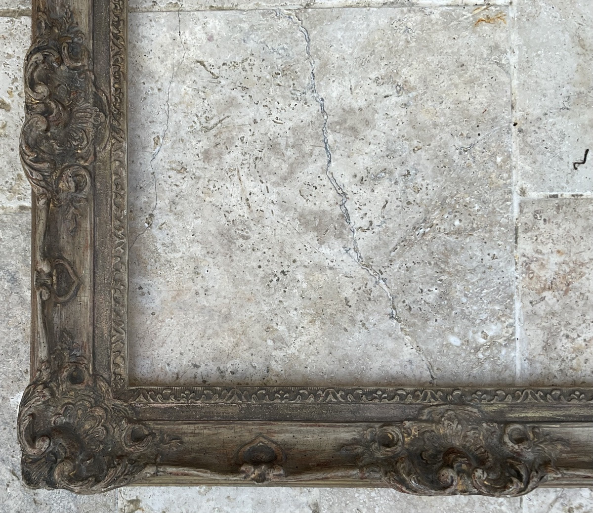 CADRE MONTPARNASSE SCULPTÉ BOIS STYLE LOUIS XIV 15F ORIGINAL FRENCH FRAME-photo-3