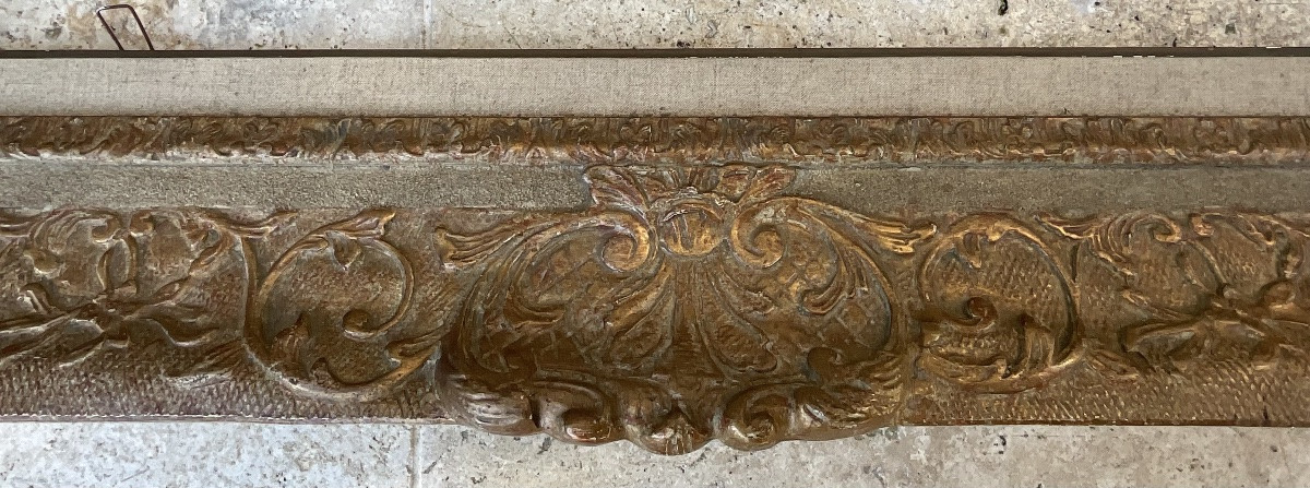 Rare Montparnasse Frame Rg Gault Wood Profile Stucco Dimension 15p French Frame-photo-5