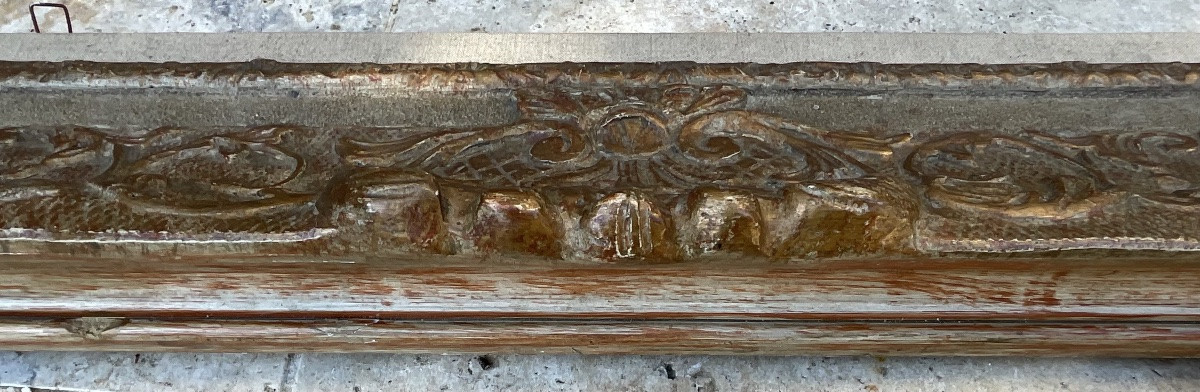 Rare Montparnasse Frame Rg Gault Wood Profile Stucco Dimension 15p French Frame-photo-6