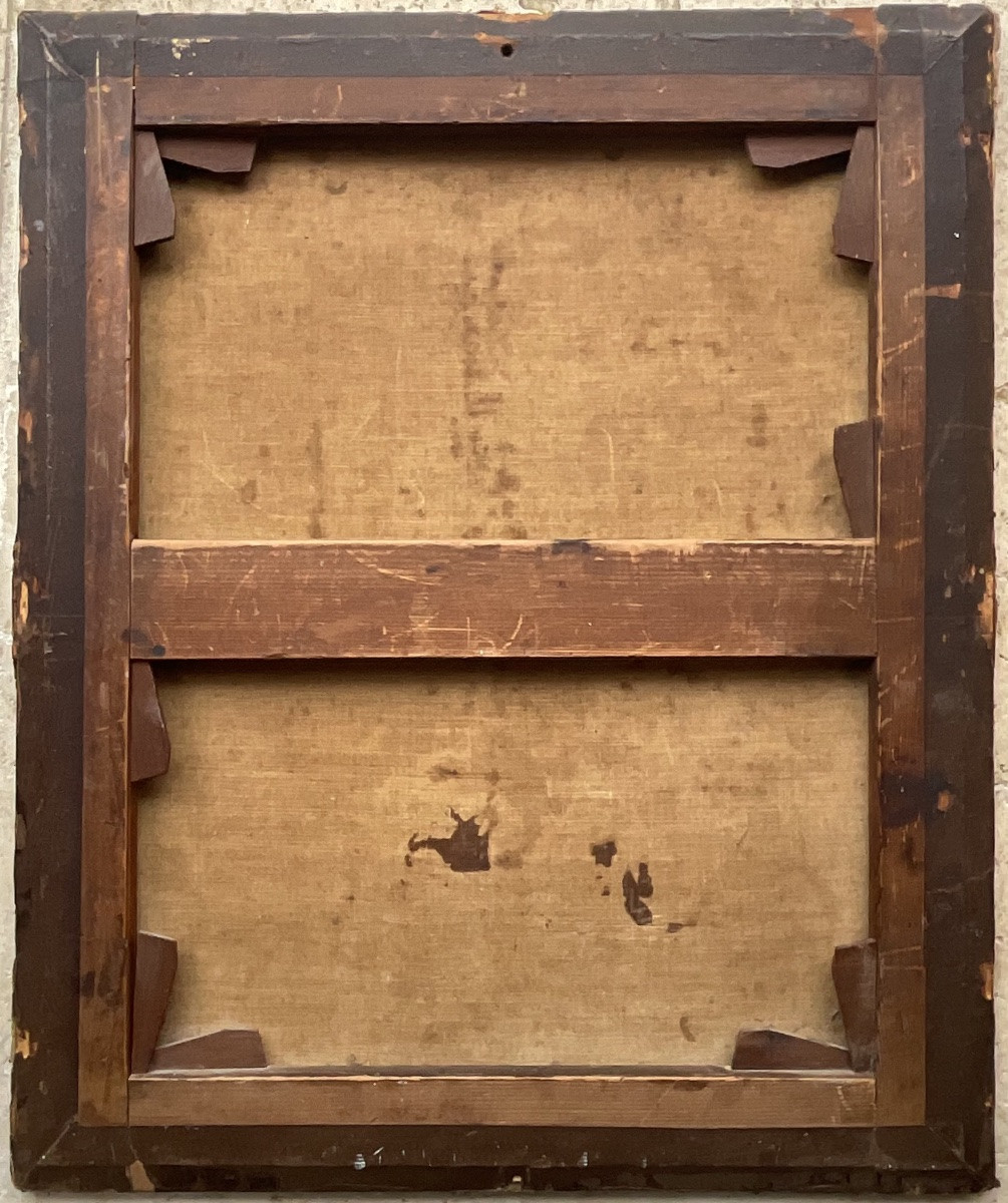 Portrait Apostre Sain Pierre XVII/xviiith Century Original Painting-photo-5