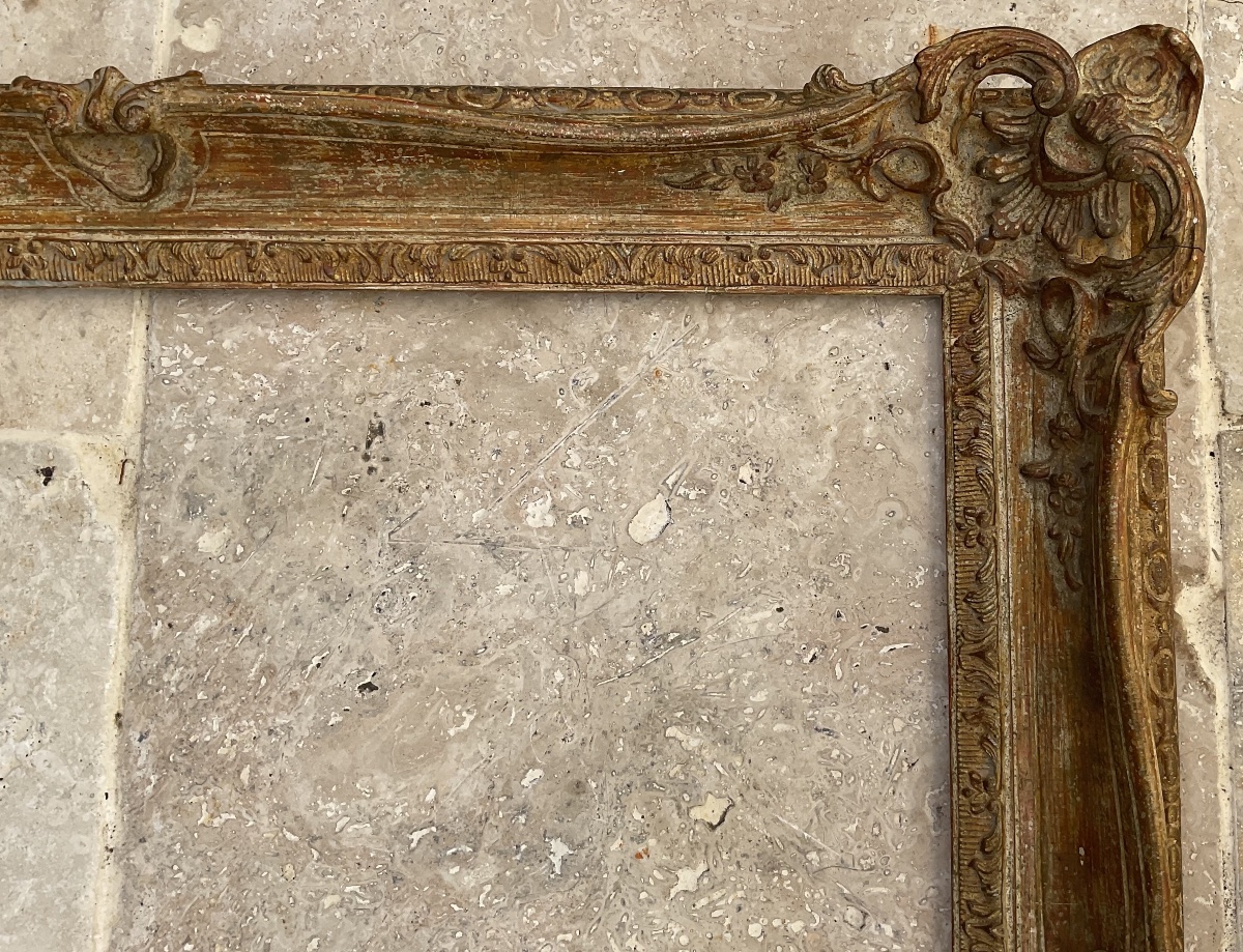  Montparnasse Frame Louis XV Style Stucco Wood Profile Dim 15f French Frame-photo-4