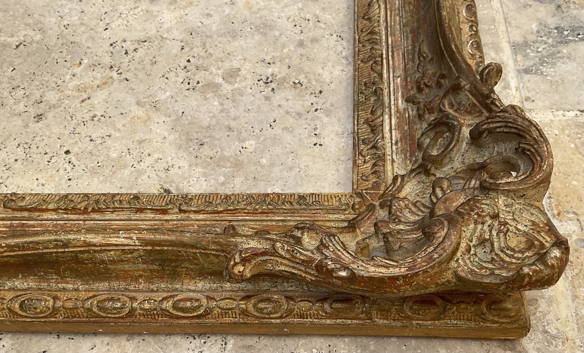  Montparnasse Frame Louis XV Style Stucco Wood Profile Dim 15f French Frame-photo-1