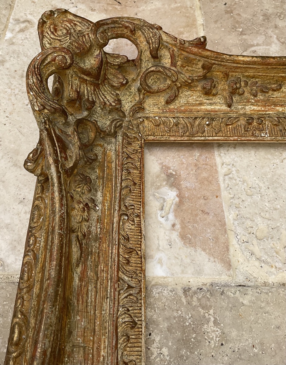  Montparnasse Frame Louis XV Style Stucco Wood Profile Dim 15f French Frame-photo-2