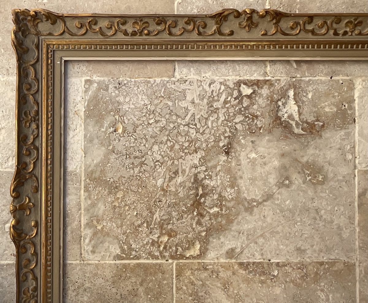 Large Montparnasse Frame, Louis XIV Style, Wood, Size 25f, Dimensions 81 X 65 Cm-photo-3
