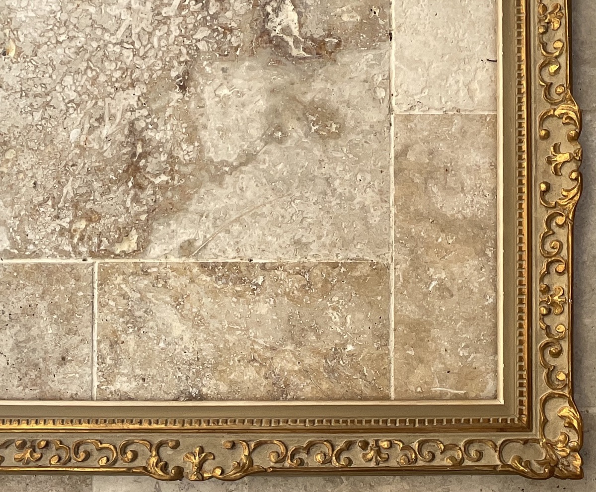Large Montparnasse Frame, Louis XIV Style, Wood, Size 25f, Dimensions 81 X 65 Cm-photo-1