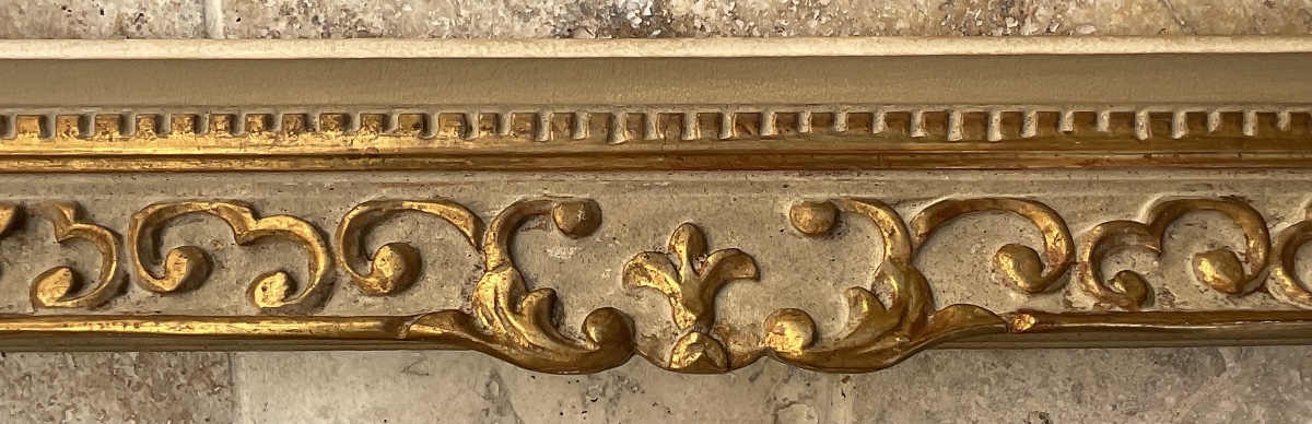 Large Montparnasse Frame, Louis XIV Style, Wood, Size 25f, Dimensions 81 X 65 Cm-photo-2
