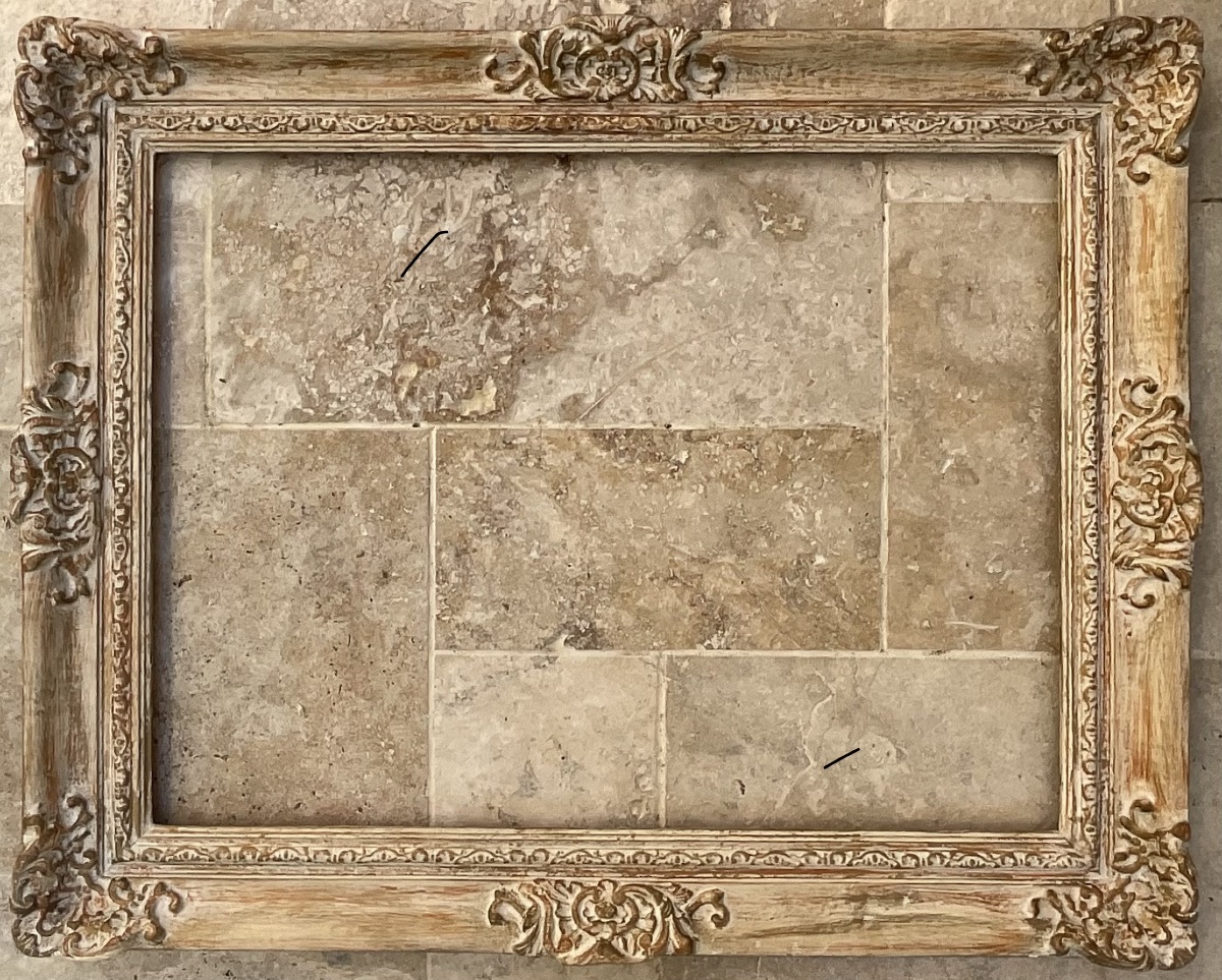 Large Montparnasse Frame, Louis XIV Style, Wood, Size 25p, Dimensions 81 X 60 Cm