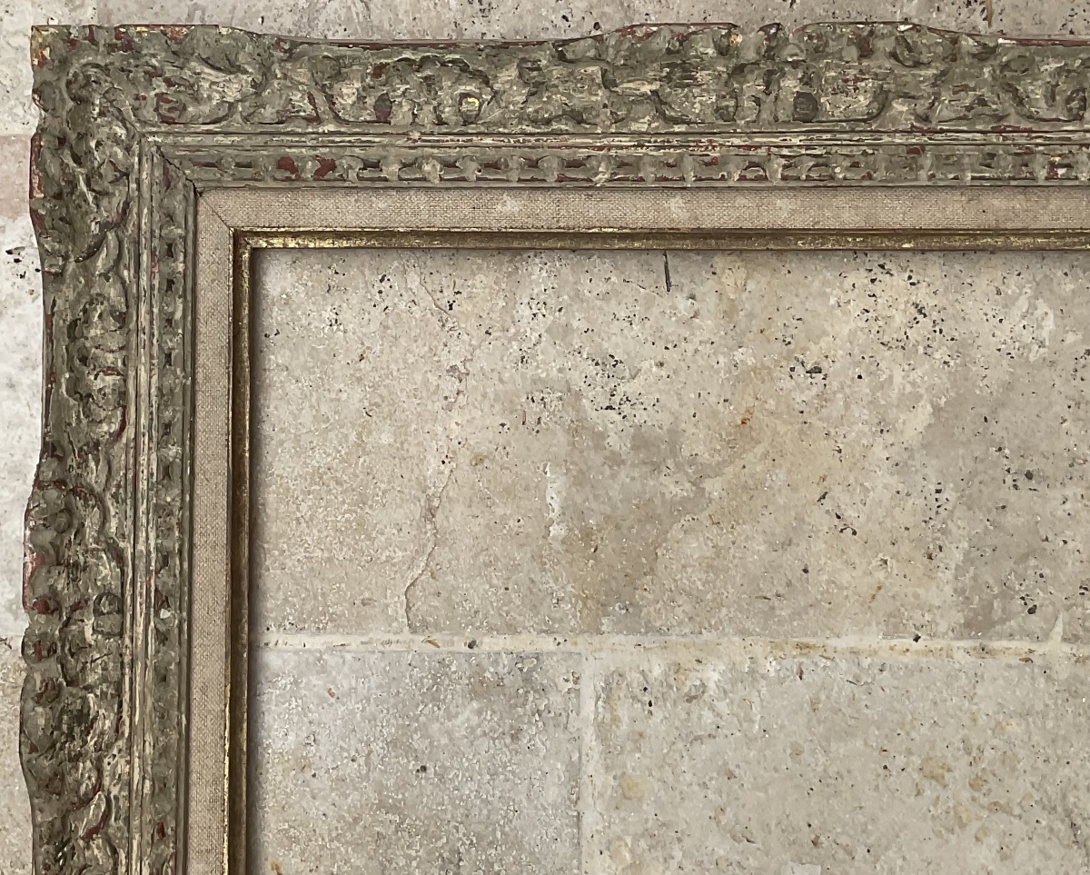 CADRE MONTPARNASSE 6F BOIS STYLE LOUIS XIV DIM 41 x 33 cm -photo-2