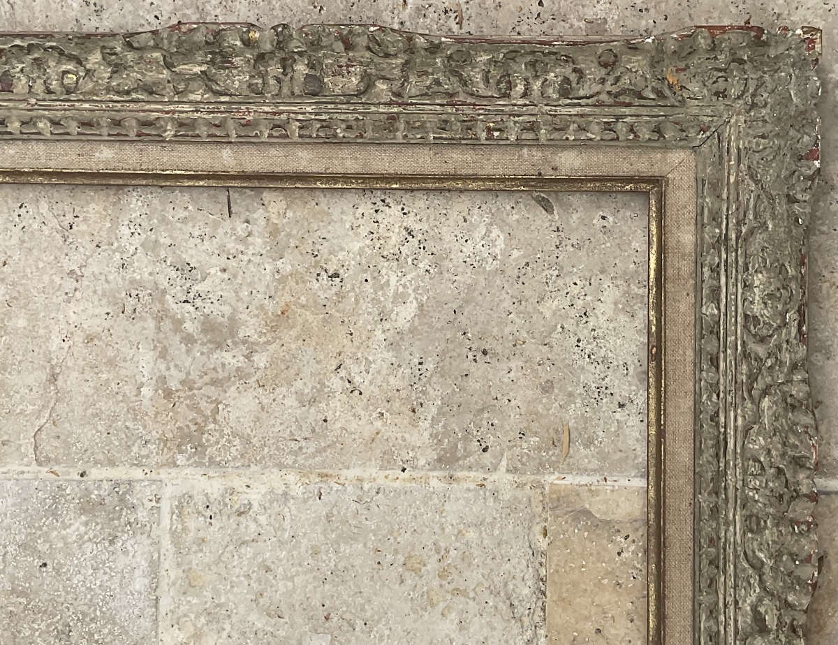 CADRE MONTPARNASSE 6F BOIS STYLE LOUIS XIV DIM 41 x 33 cm -photo-3