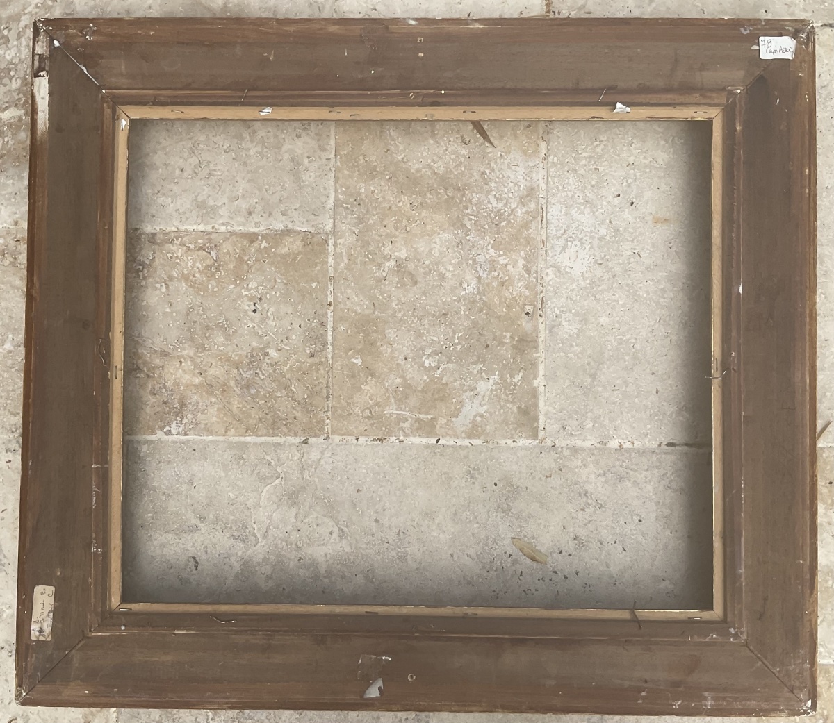 CADRE MONTPARNASSE STYLE RG GAULT BOIS STUC DIM 10F ORIGINAL FRAME 55x46 cm-photo-3