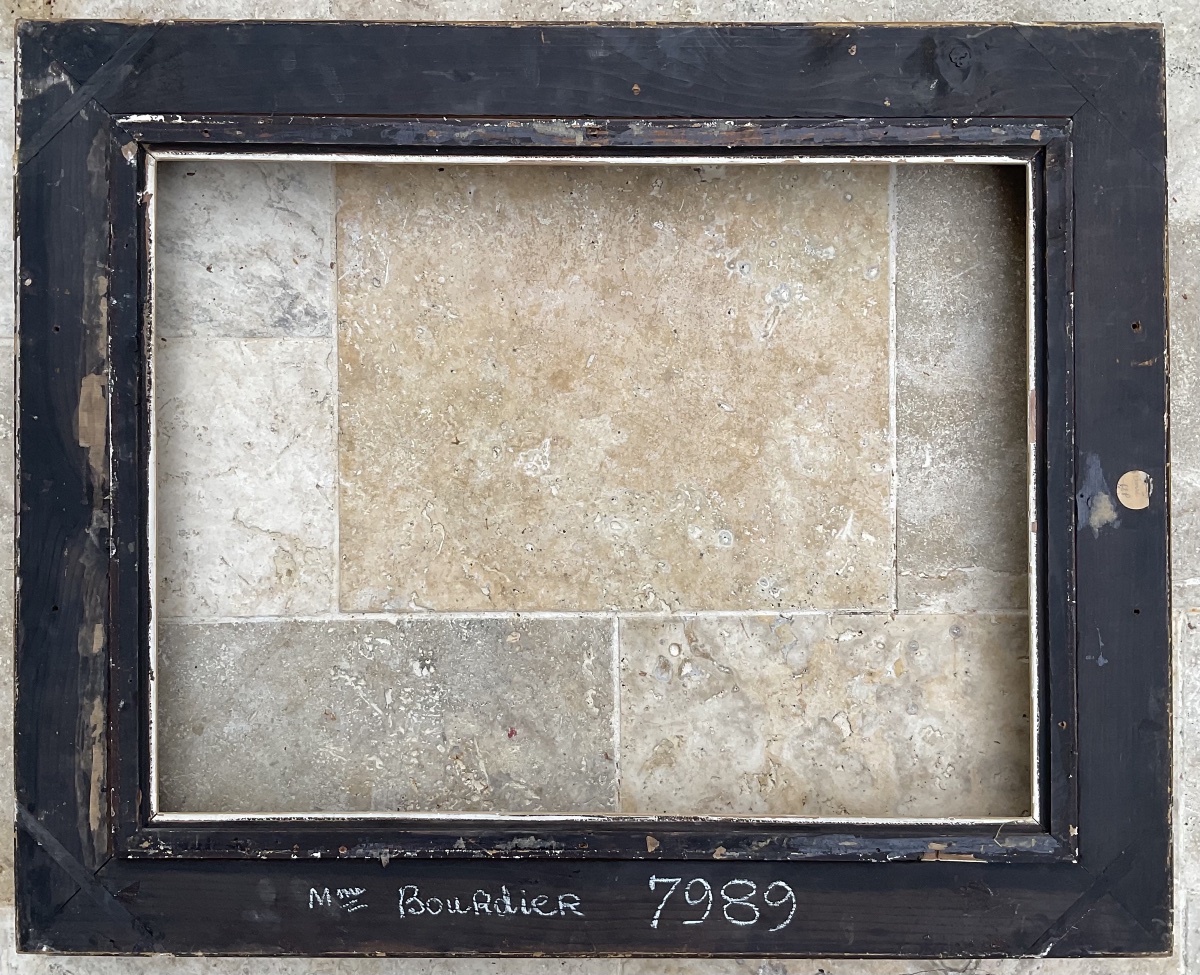 CADRE MONTPARNASSE RG GAULT PROFIL BOIS STUC LOUIS XIV DIM 12P/15P FRENCH FRAME-photo-3