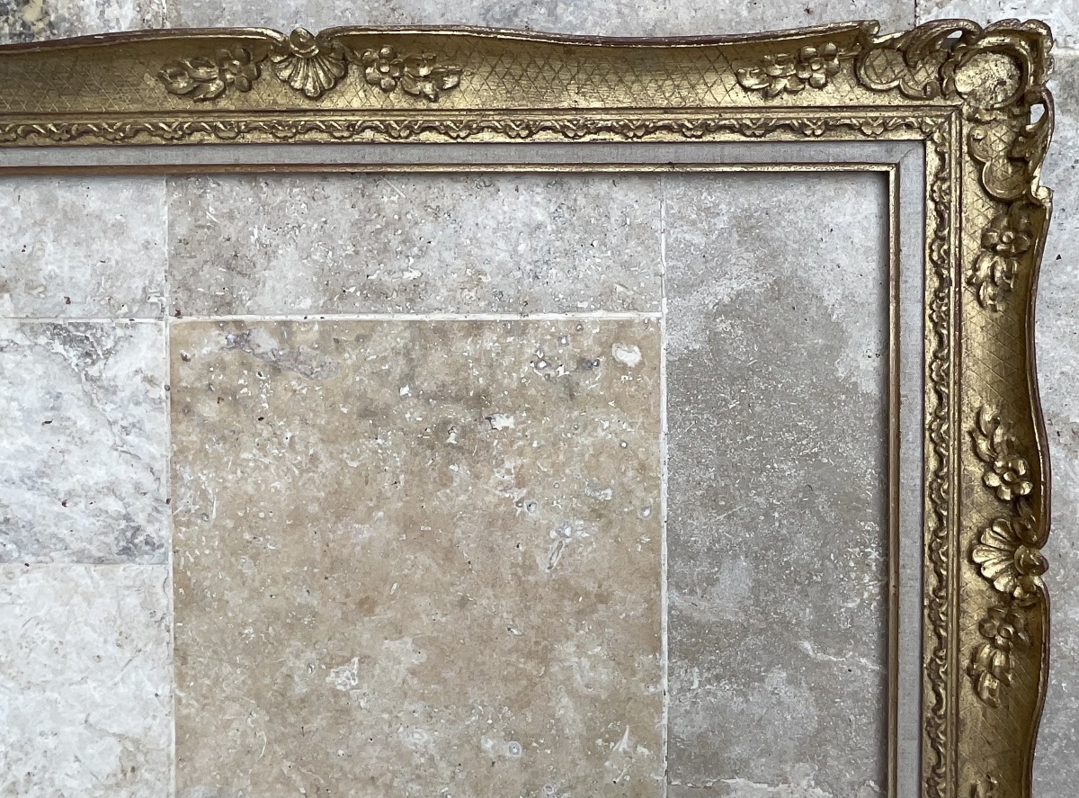 Large Montparnasse Frame, Wooden Profile, Size 30m, French Frame, 92 X 73 Cm-photo-3