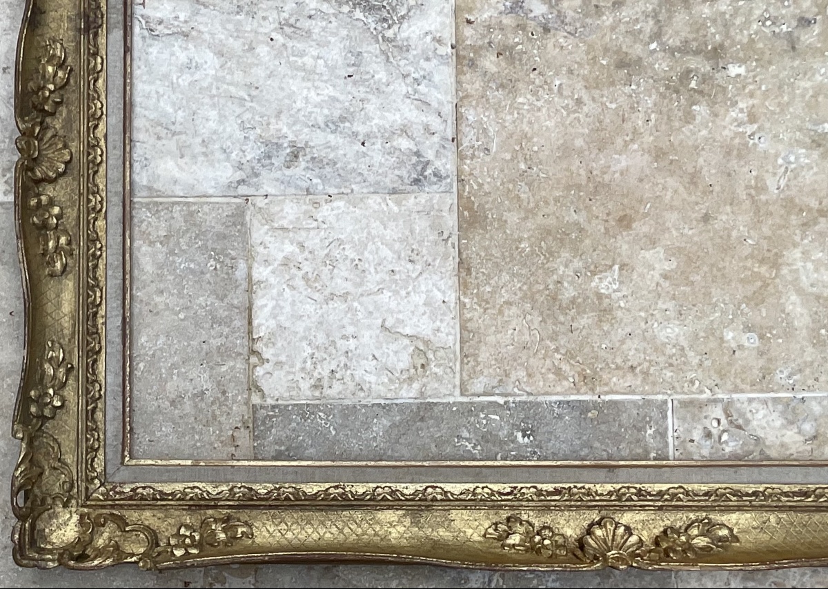 Large Montparnasse Frame, Wooden Profile, Size 30m, French Frame, 92 X 73 Cm-photo-4
