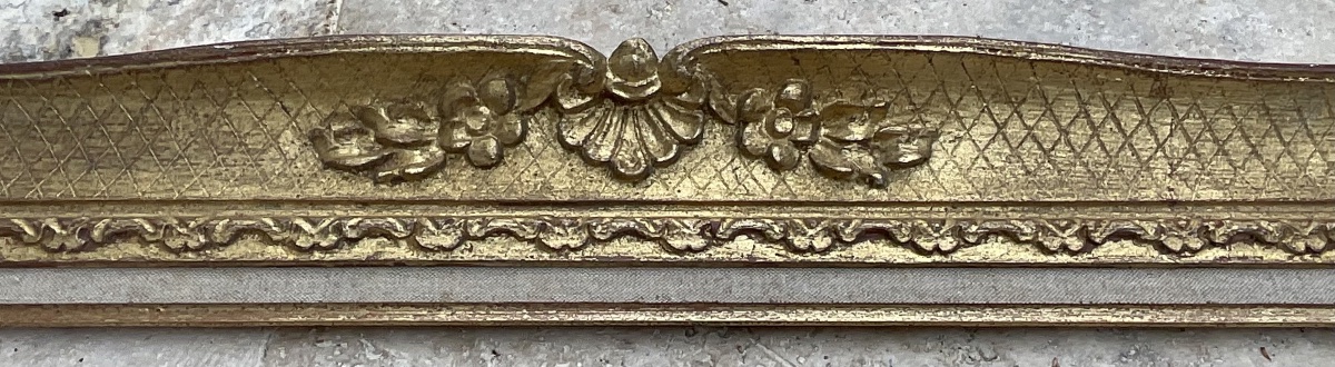 Large Montparnasse Frame, Wooden Profile, Size 30m, French Frame, 92 X 73 Cm-photo-2