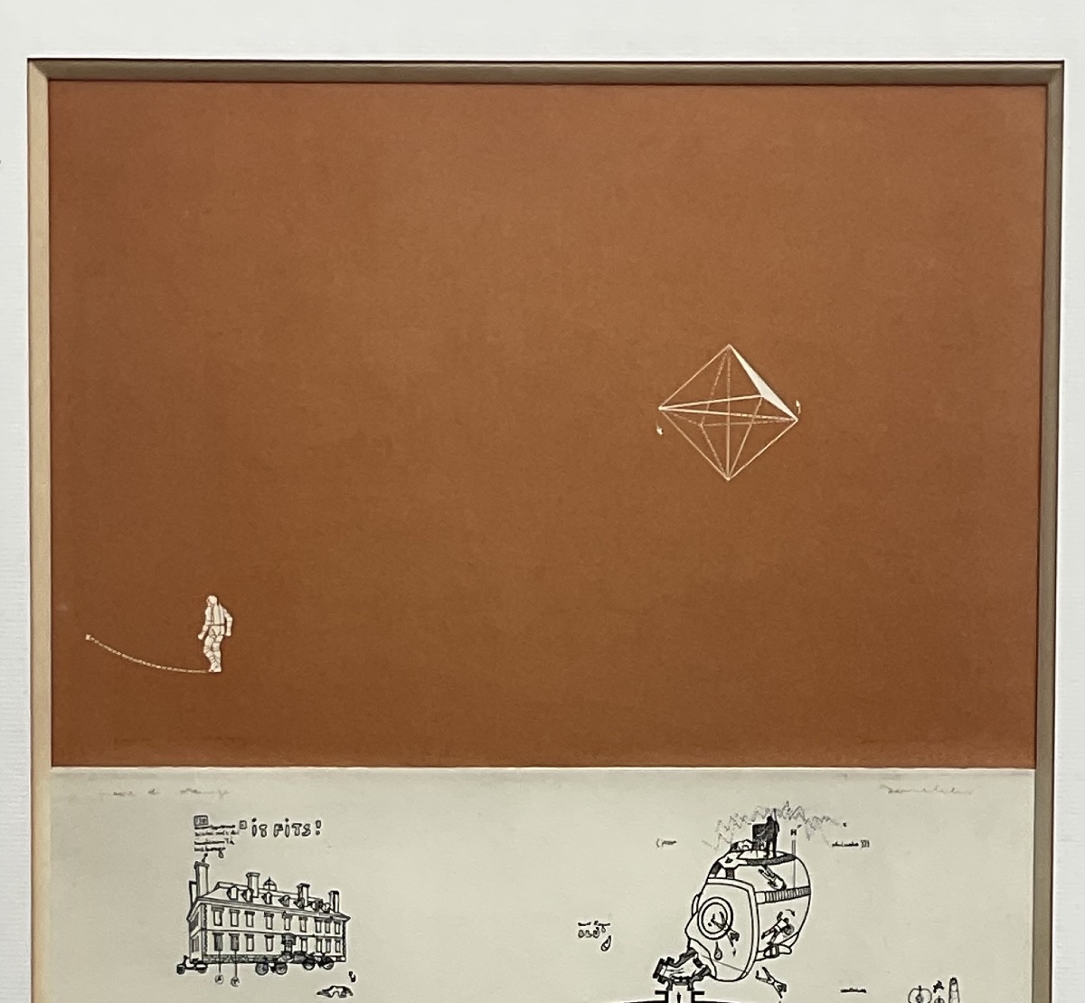 GIANFRANCO BARUCHELLO GRAVURE ORIGINALE EAUX FORTE DOUBLE SIGNATURES-photo-3