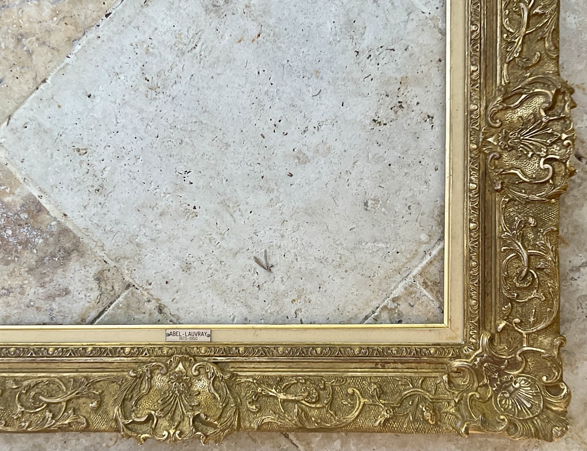 Montparnasse Frame, Sculpted In The Louis XIV Style, Wood And Stucco Profile, Dim 10p-photo-1