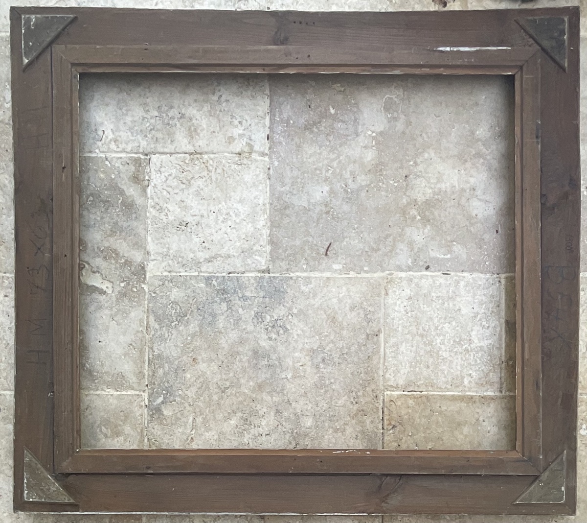 Montparnasse 20f Wooden Sculpted Frame, 1930s–1940s, Dimensions: 73 X 60 Cm-photo-3