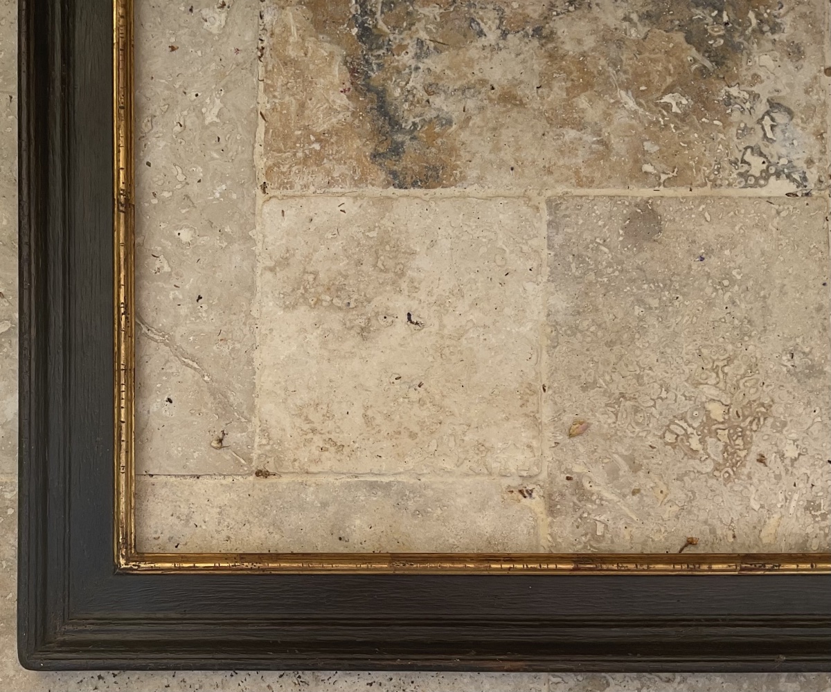 Original 1940s/1950s Wooden Montparnasse Frame, Size 10f, 55x46 Cm-photo-4