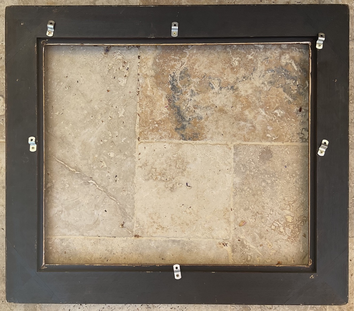Original 1940s/1950s Wooden Montparnasse Frame, Size 10f, 55x46 Cm-photo-2