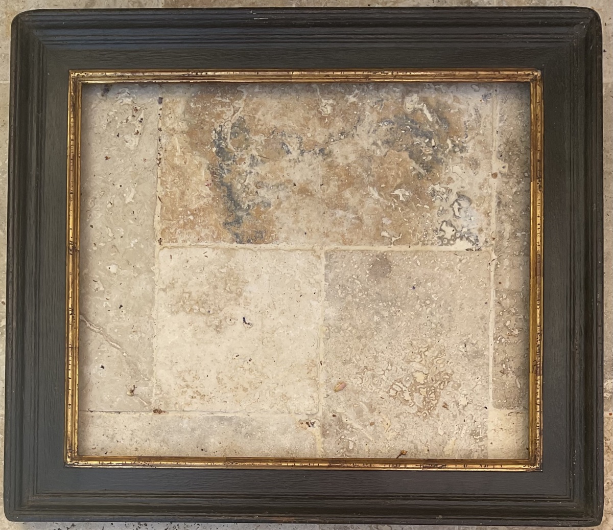 Original 1940s/1950s Wooden Montparnasse Frame, Size 10f, 55x46 Cm