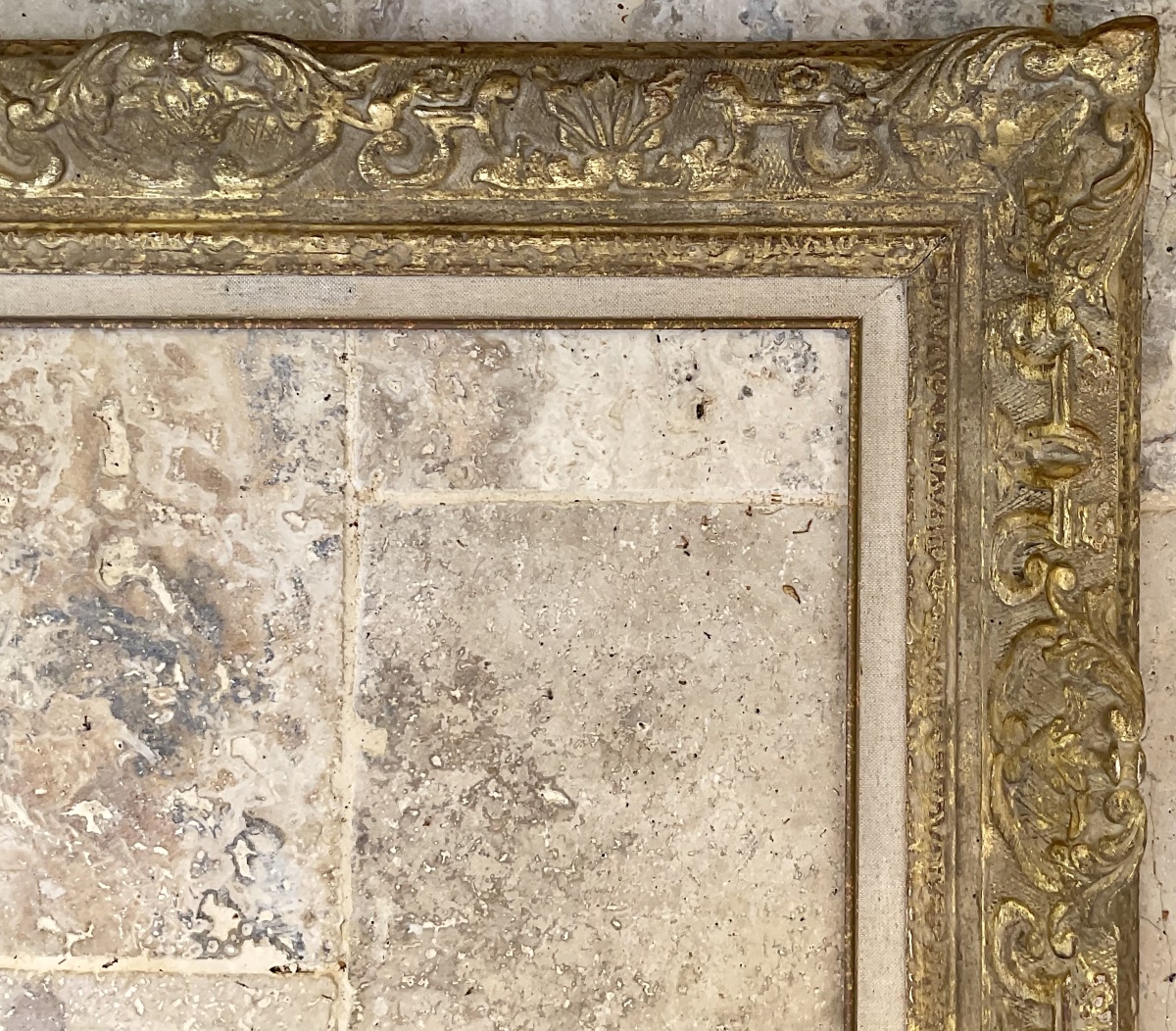 CADRE XIXè STYLE LOUIS XIV SCULPTÉ TOUT BOIS DIM 10P FRENCH FRAME 55 x 38 cm-photo-3
