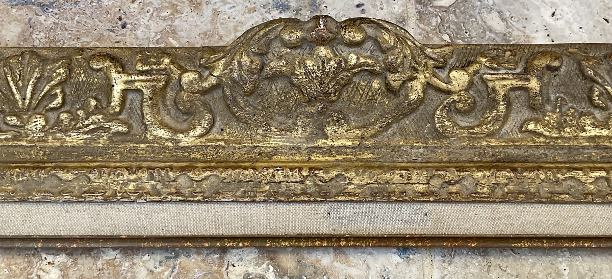 Proantic: 19th-century Louis XIV-style Carved All-wood Frame, 10p, Fre