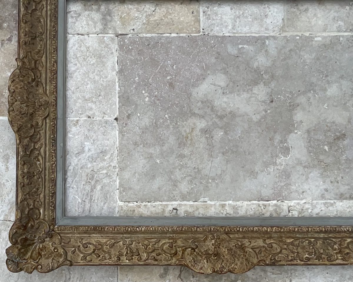 GRAND CADRE MONTPARNASSE 20P RG STYLE LOUIS XIV DIM 73 x 54 cm -photo-4