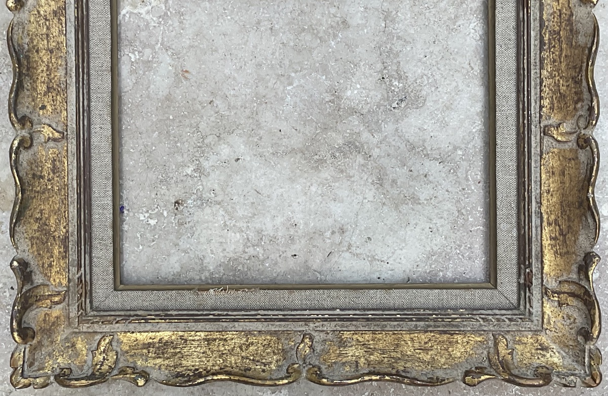 Montparnasse-style Louis XIV Frame, Size 3f (33 X 27 Cm)-photo-3