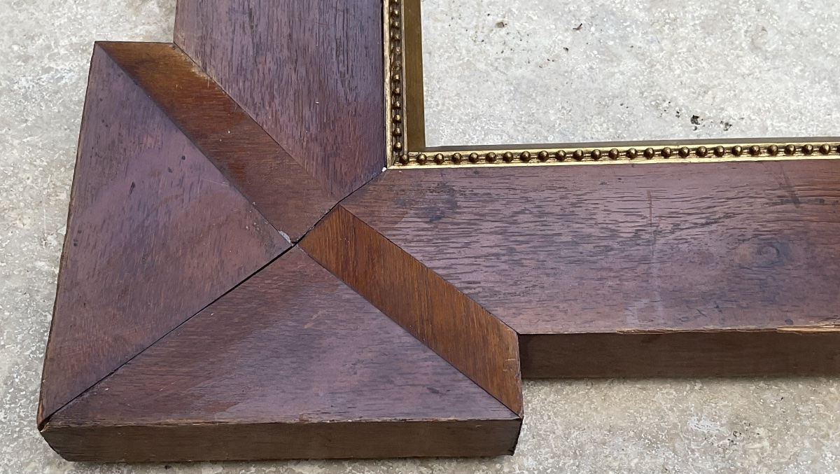 Pair Of 19th-century Wooden Frames, 36 X 30 Cm -photo-2