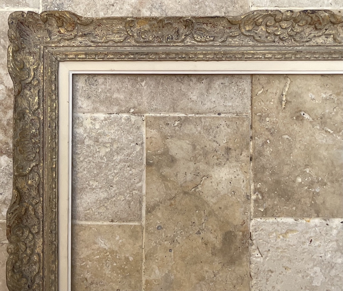Montparnasse Sculpted Wooden-profile Frame, Size 25f, French Frame, 81 X 65 Cm-photo-2