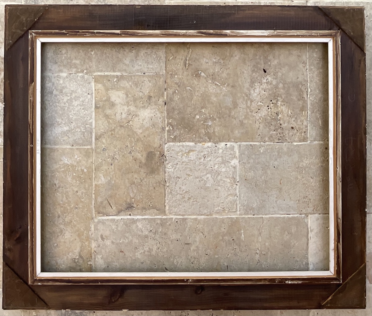 Montparnasse Sculpted Wooden-profile Frame, Size 25f, French Frame, 81 X 65 Cm-photo-3