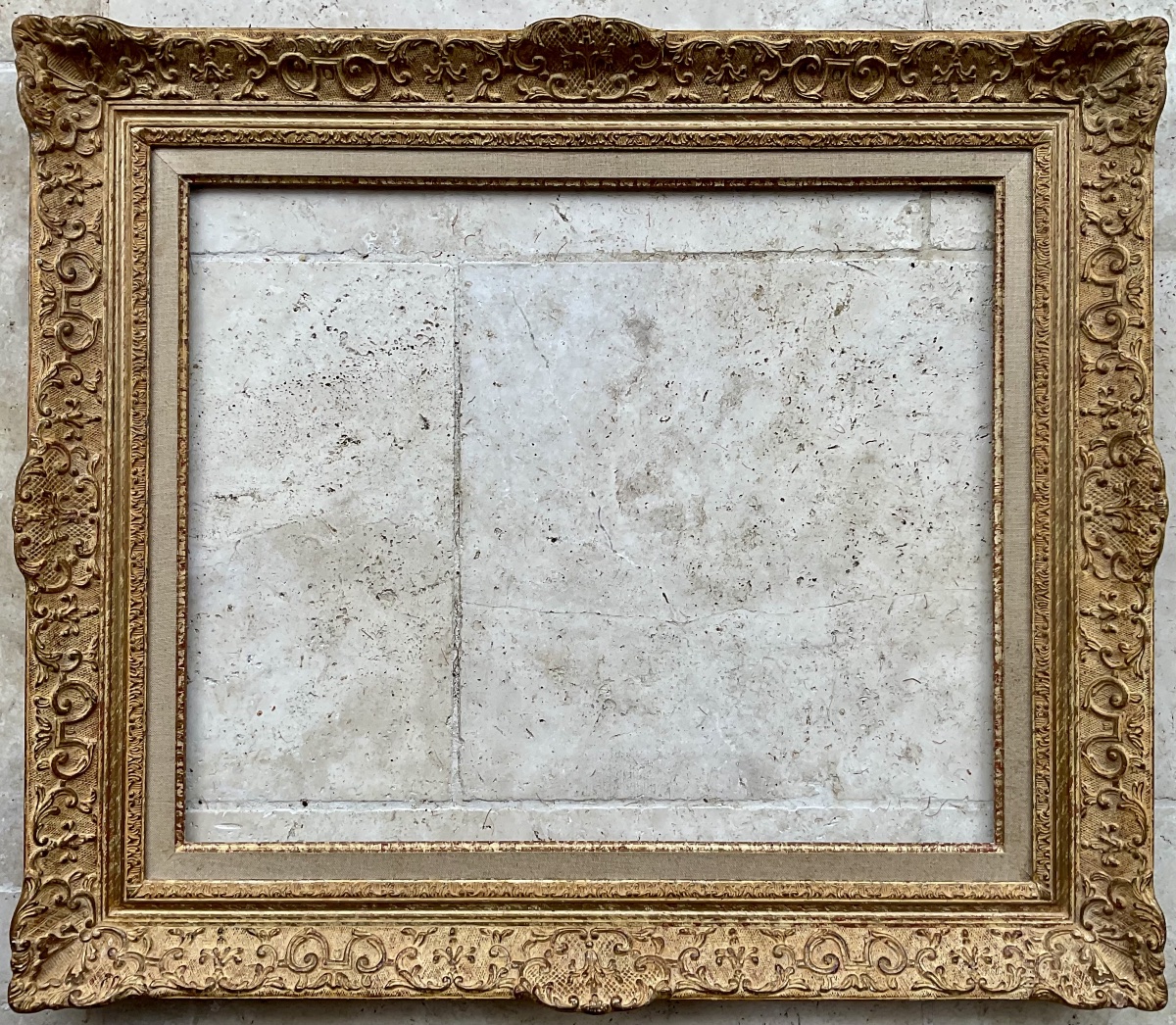 Cadre Montparnasse de style Louis XIV DIM 12F  RG GAULT 61 X 50 cm
