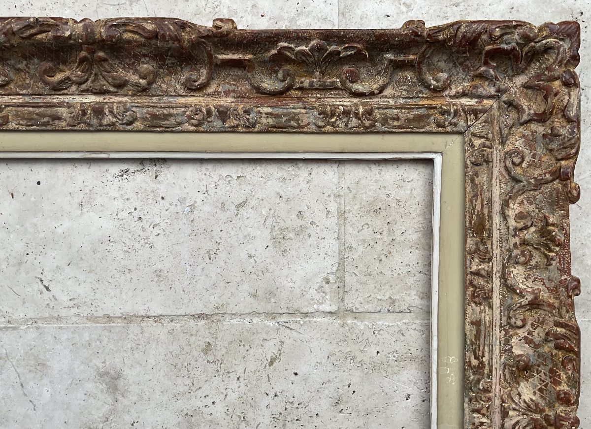 Louis XIV-style All-wood Montparnasse Frame, Size 12f - 61 X 46 Cm -photo-3