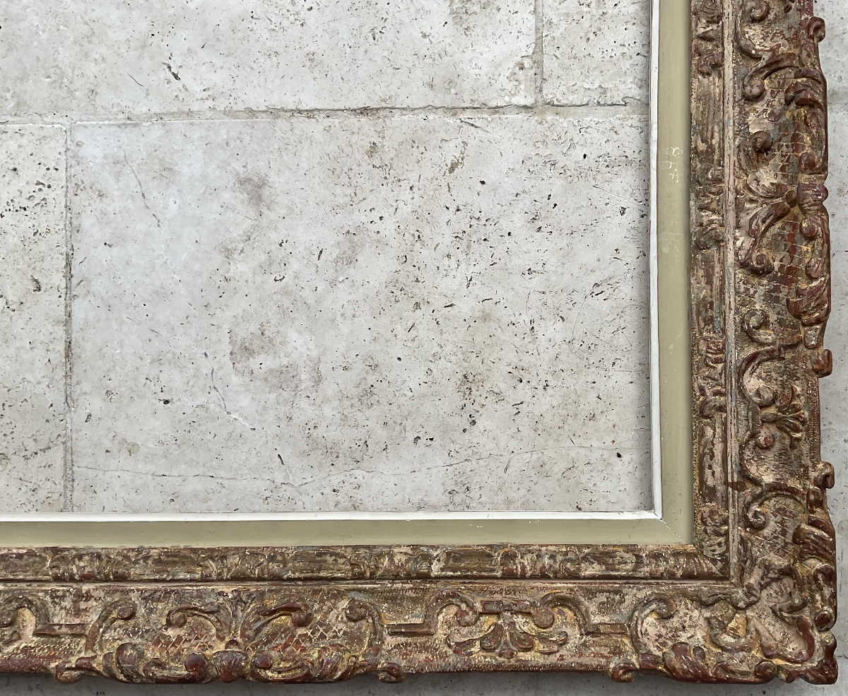 Louis XIV-style All-wood Montparnasse Frame, Size 12f - 61 X 46 Cm -photo-1