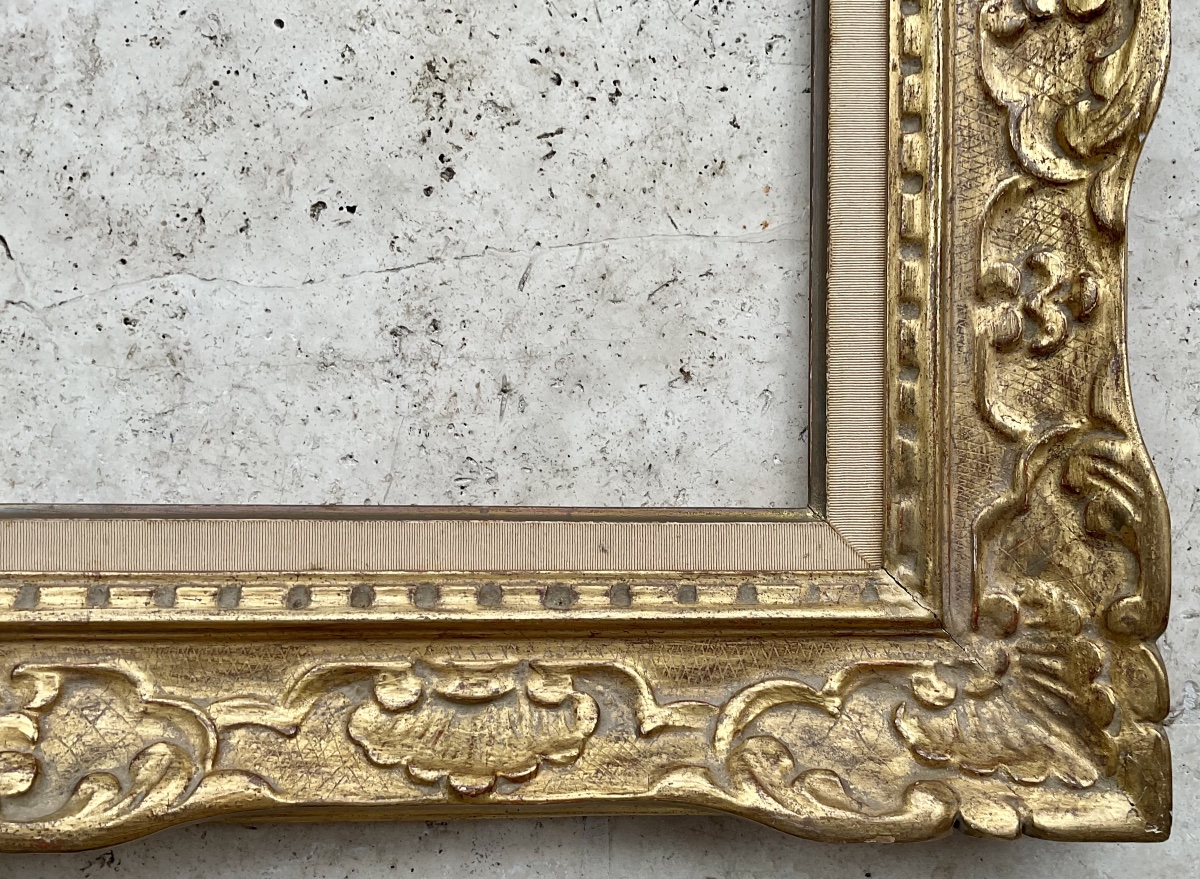 Louis XIV-style Montparnasse Frame. Size 10p - 55 X 38 Cm -photo-4